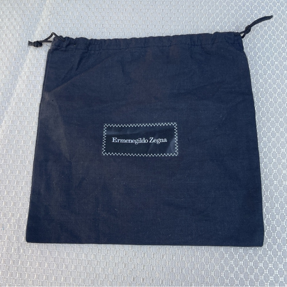 Ermenegildo Zegna Empty Designer Dust Bag Black 8 x 8"